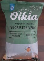 Oikia Vuoriston Venla potato chips with Himalayan salt