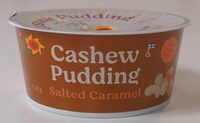 Cashew pudding salted caramel