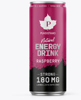 Puhdistamo Natural Energy Drink Strong Raspberry 330 ml
