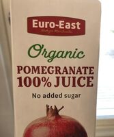 Organic pomegranate juice