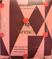 Chocolate topped with gingerbread crumbles