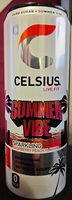 Summer Vibe Raspberry Peach energy drink