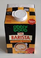 Oat barista caramel waffle