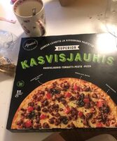 Pea protein product–vegetable pizza