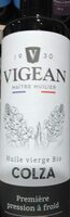 Huile vierge bio de colza