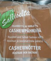 Paahdettu ja suolattu Cashewpähkinä
