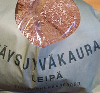 Täysjyväkaura leipä