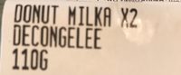 Donut chocolat milka