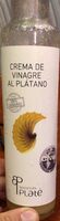 Crema de vinagre al platano