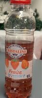 Eau de source au jus de fruits fraise