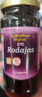Aceitunas negras en rodajas