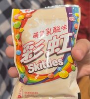 Lactic acid flavored skittles
