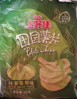 Potato Chips – Matcha Mousse with sugar and sweetners