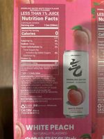 White Peach Sparkling Water