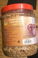 Oignon rouge frit