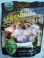 Organic peeled roasted Chestnuts