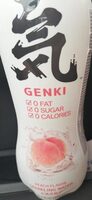 12000542 Genki peach sparkling water