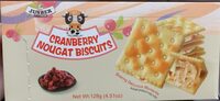 Cranberry Nougat Biscuits
