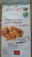 Délices caramélisés aux cacahuètes et sésame