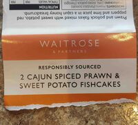 Cajun Spiced Prawn & Sweet Potato Fishcakes
