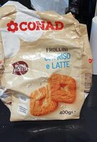 Frollini con riso e latte