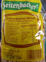 Seitenbacher Gebackenes Müsli