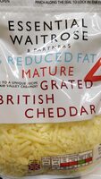 Reduced fat mature grated cheddar