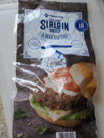 Member Mark ground sirloin beef patties