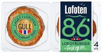 Burger av Torsk & Sei 86%, 500 g