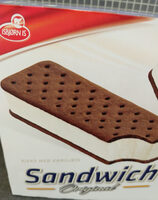 Sandwich original kjeks med vaniljeis