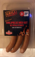 Chilipølse med ost