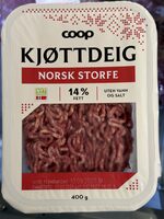 Kjøttdeig storfe, 14% fett