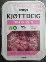 Coop Kjøttdeig av Svin 9%