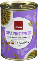 Coop Små Fine Erter 410g