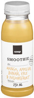 Coop Smoothie Mango/Appelsin/Banan/Eple/Pasjon