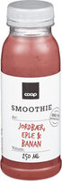 Coop Smoothie Jordbær,Eple & Banan 250ml