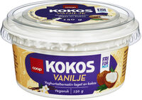 Kokos vanilje yogurtalternativ