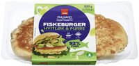 Fiskeburger Hvitløk og Purre