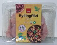 Kyllingfilet i biter