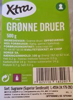 Grønne druer