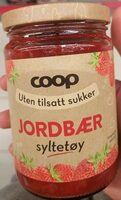 Coop Syltetøy Jordbær Uten Tilsatt Sukker