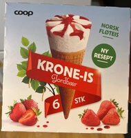 Krone-is Jordbær