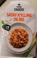 Satay Kylling Og Ris
