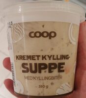 Kremet Kyllingsuppe med kyllingbiter