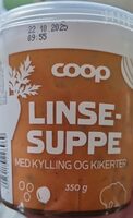Linsesuppe med kylling og kikerter
