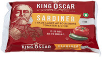King Oscar Sardiner Tomat & Chili 106g