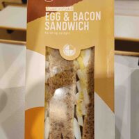 Egg og bacon sandwich