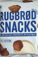 Rugbrødsnacks Med Havsalt
