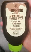Topping med smak av Sjokolade & Hasselnøtter