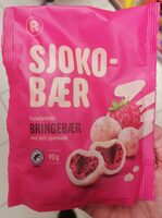 Sjokobær Bringebær Hvit Sjokolade